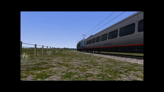 Acela Express in Train Simulator 2012 Railworks 3 смотреть онлайн
