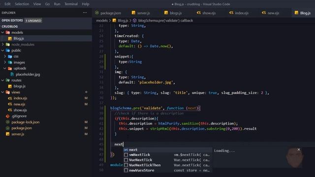 CRUD with Node JS, Express and Mongo Db 4: Add WYISWYG editor to forms смотреть онлайн