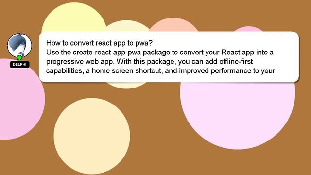 How to convert react app to pwa? смотреть онлайн