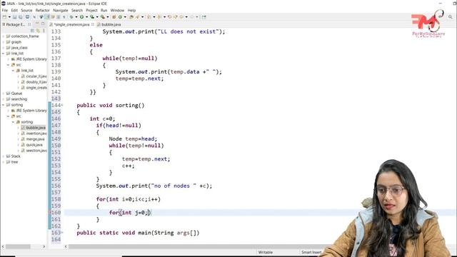 Sorting a LinkedList (Explanation +Java Code) | Data Structures using Java #58 смотреть онлайн