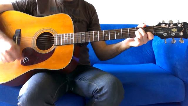 I'm Only Sleeping (The Beatles) - acoustic guitar смотреть онлайн
