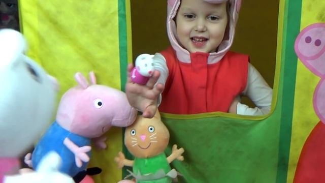 СВИНКА ПЕППА СЕМЬЯ ПАЛЬЧИКОВ Домик на дереве Палатка Peppa Pig Finger Family смотреть онлайн
