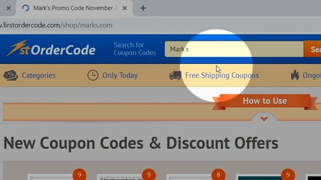 How to use Mark's promo code