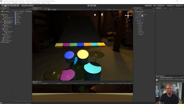 Creating a VR Drum kit in unity - Episode 2 смотреть онлайн