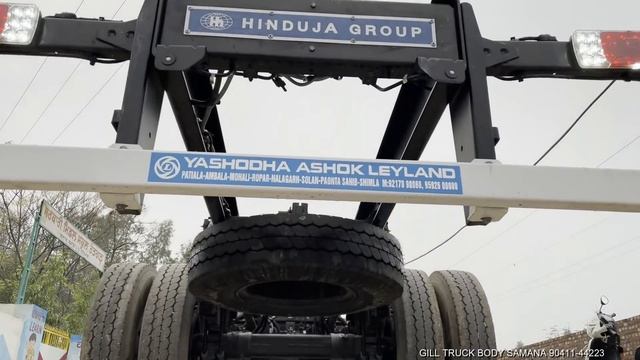India's 4 AXLE - 14 WHEELER TRUCK , ASHOK LEYLAND 4120 BS6 2022 MODEL FULL REVIEW IN HINDI смотреть онлайн