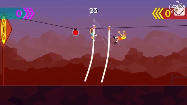 Гагатун против Максима в Sportsfriends - Super Pole Riders (PS4) смотреть онлайн