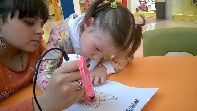 Детский мастер-класс — рисуем 3D-ручкой по трафарету смотреть онлайн