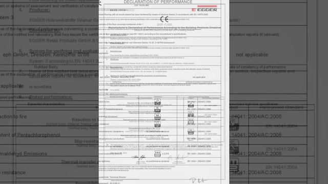 Что такое DOP (Declaration of Perfomance) производителя ламината!!! смотреть онлайн