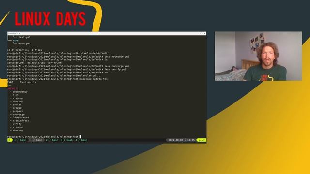 LinuxDays 2021 - Test driven development for Ansible - Martin Vicián смотреть онлайн