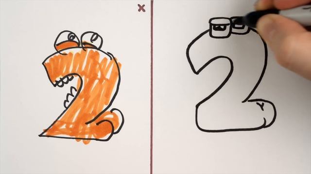 DOs & DON'Ts Drawing ALPHABET LORE (A-Z) BIG SMALL & NUMBER LORE In 1 Minute CHALLENGE! смотреть онлайн
