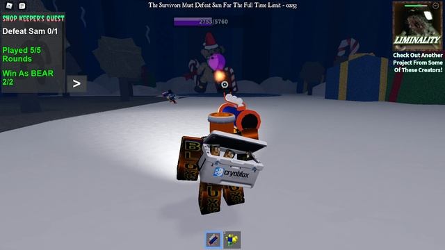 Roblox Bear Yes.+ - Santa Sam Boss Fight смотреть онлайн
