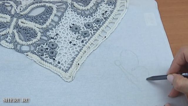 Как применить полотно в ирландской технике Урок 123 Полная версия. смотреть онлайн