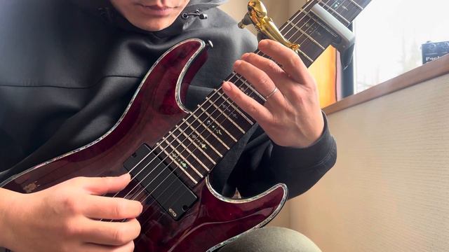 【世界一眠たくなるリバースディレイソロギター188】SleepyReversedelay Sologuitar【SCHECTER HELLRAISER C-8,8stringguitar,8弦ギター смотреть онлайн