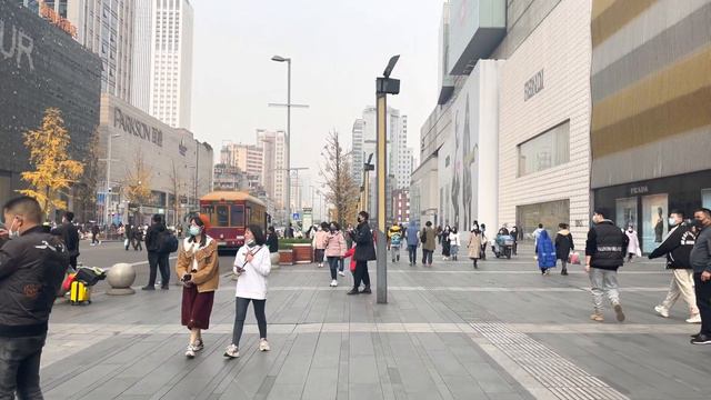 [4K]China walk tour | Thursday Walk in ChunXi Road Chengdu | Real china city смотреть онлайн