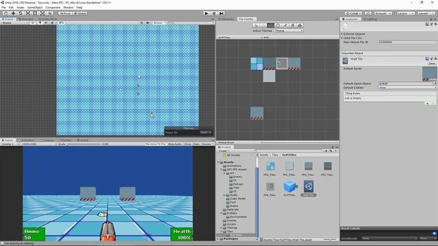 Retro FPS in Unity 7 - Designing 3D levels with Tilemaps смотреть онлайн