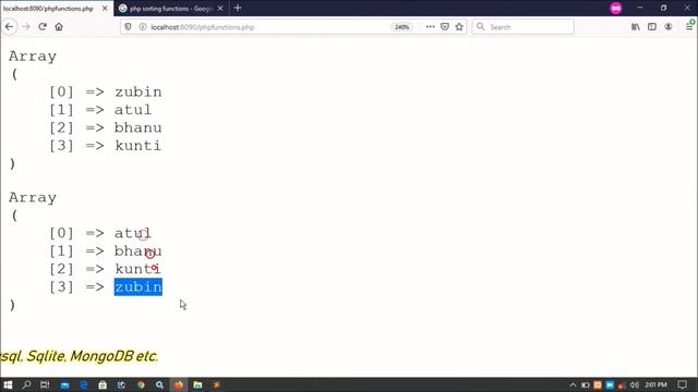 PHP Built In Functions Part-06 | Sort( ) | Rsort( ) смотреть онлайн