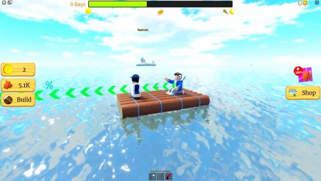 24 ЧАСА ВЫЖИВАНИЯ НА НЕОБИТАЕМОМ ОСТРОВЕ В ROBLOX смотреть онлайн