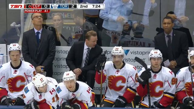 Leo Komarov A Big Hit On Gaudreau | 23.01.2017 смотреть онлайн