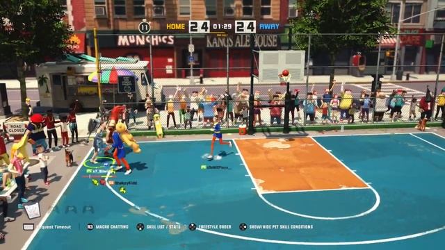 3on3 freestyle 1 PRO VS 3 NOOBS *Crazy Game* смотреть онлайн
