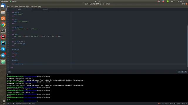 74. Классы. public, private, protected методы смотреть онлайн