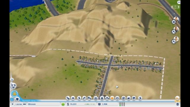 Прохождение Sim City # 2 Строим дороги