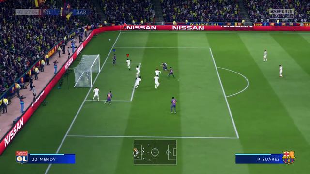 FIFA 19 Olympique Lyon vs FC Barcelona | Highlights Round of 16 Champions League смотреть онлайн