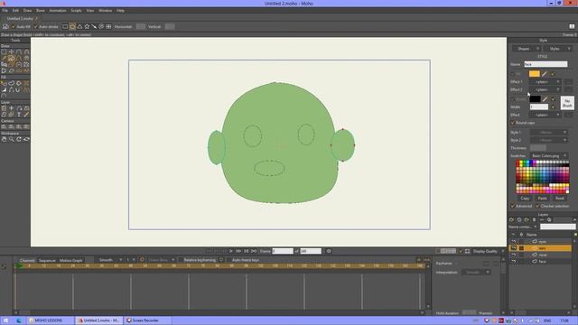 MOHO 6.02. STYLE ADVANCED / стиль - про (Anime Studio/MOHOPRO) видео урок на русском Moho_Pro