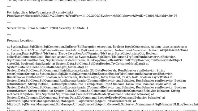 Databases: How can I change SQL Agent Log file to use unicode format? смотреть онлайн