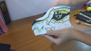 Туториал по дракону Skull dog 2 часть (скрепление) | #драконизбумаги  #каксделатьдраконанаруку