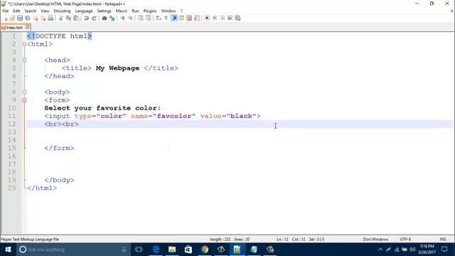 HTML Tutorial - Creating Color Button and Number Box смотреть онлайн