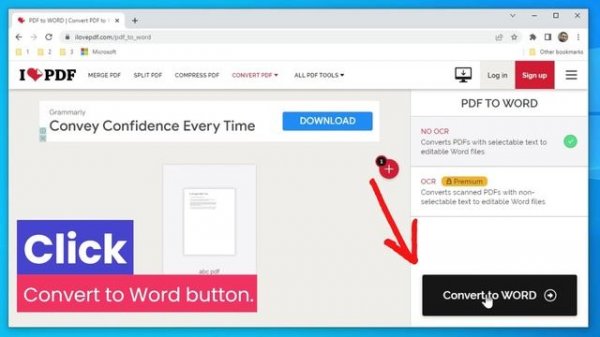 How to Convert PDF to Word Without OCR | Convert PDF to Word Online For Free | Convert PDF to Word