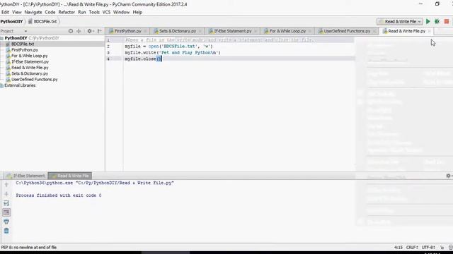 Python Tutorial - Read & Write a File - DIY -8 смотреть онлайн