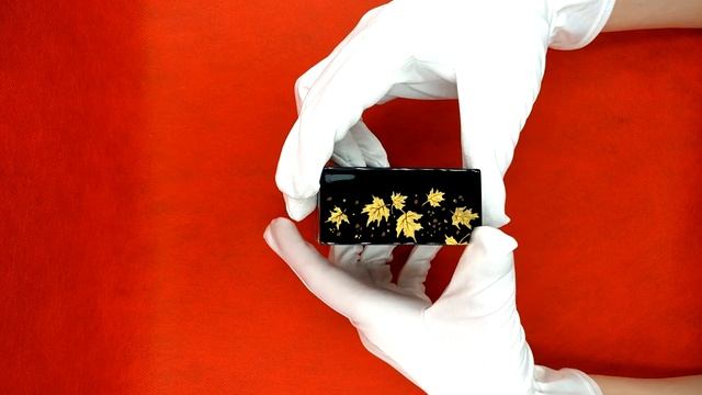 Портсигар Палех "Волк" Россия / Palekh lacquer cigarette case "Wolf" Russia смотреть онлайн
