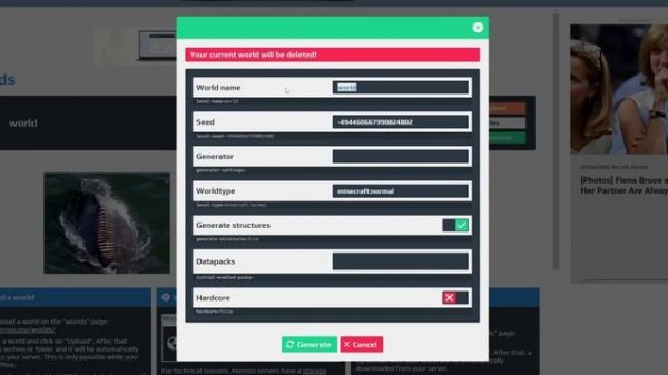 How To Put Custom Seed In Aternos | Enter Aternos Seed