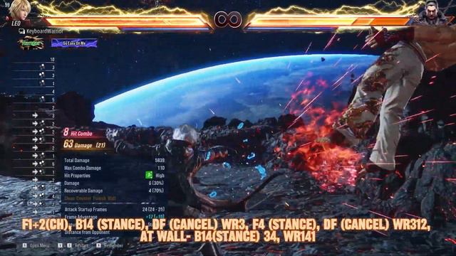 LEO's DOUBLE WALL Combos are Insane (with INPUTS) | TEKKEN 8 смотреть онлайн