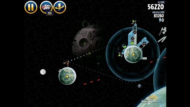 Angry Birds Star Wars 6-12 Death Star 2 Walkthrough 3 Stars смотреть онлайн