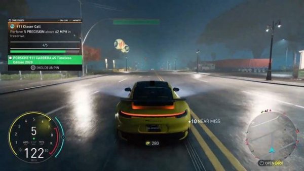 The Crew Motorfest: "911 Closer Call"- Get 5 Precision Above 62MPH Challenge Guide (EASY)