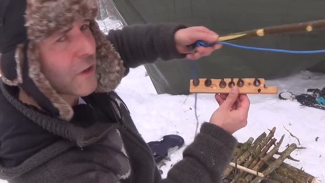 Snow Anchor & Bow Drill Tips /HD Bushcraft Survival Video смотреть онлайн