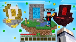 Майнкрафт СКАЙБЛОК, но С НОВЫМИ Измерениями + FlacKJK