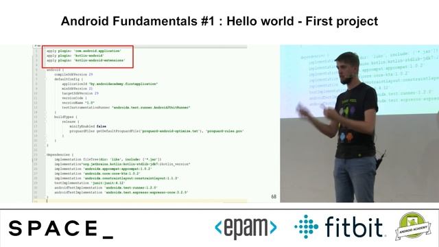 Hello World - First Project, Vasya Drobushkov - Android Developer@Ciklum смотреть онлайн