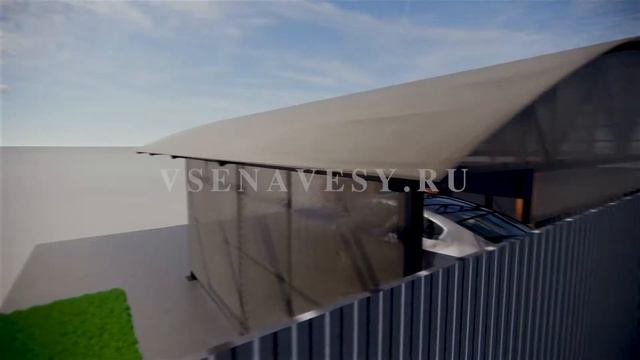 Арочный металлический навес для дачи (metal canopy). Видео презентация смотреть онлайн
