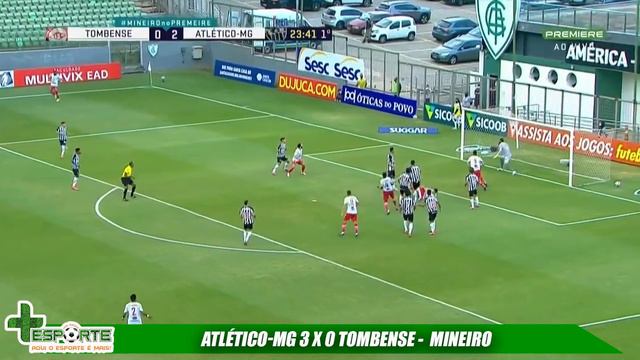 Atlético MG 3 x 0 Tombense Melhores Momentos Mineiro 01 05 2021 смотреть онлайн