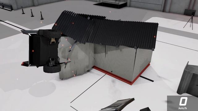 Необычный краш-тест Tesla Cybertruck с манекенами в BeamNG.drive смотреть онлайн