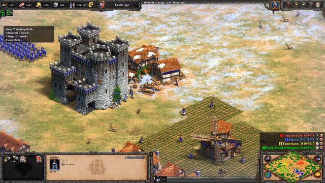 Age of Empires II: Definitive Edition | 2 vs. 2 | Goths vs. Tatars | part 2 смотреть онлайн