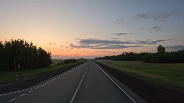 Рассвет на дороге Омск-Новосибирск смотреть онлайн