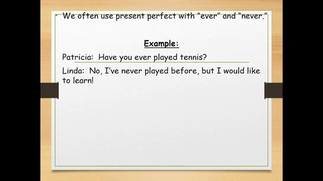 2 5 Past simple vs Present Perfect смотреть онлайн