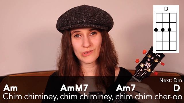 Chim Chim Cher-ee - Mary Poppins (Ukulele Playalong) смотреть онлайн