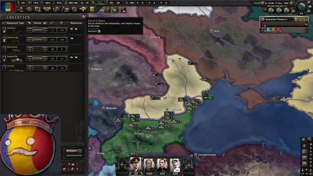 Hearts of Iron 4 Timelapse |Legionary Romania Kaissereich,fixing the economy! (Read Description) смотреть онлайн