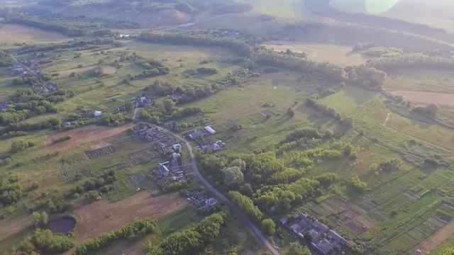 Белгород с высоты. Село Большое Городище. смотреть онлайн