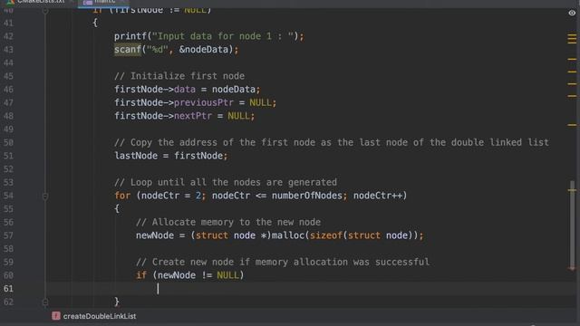 C Linked List 17: Delete the last node of a double linked list [C Programming] смотреть онлайн